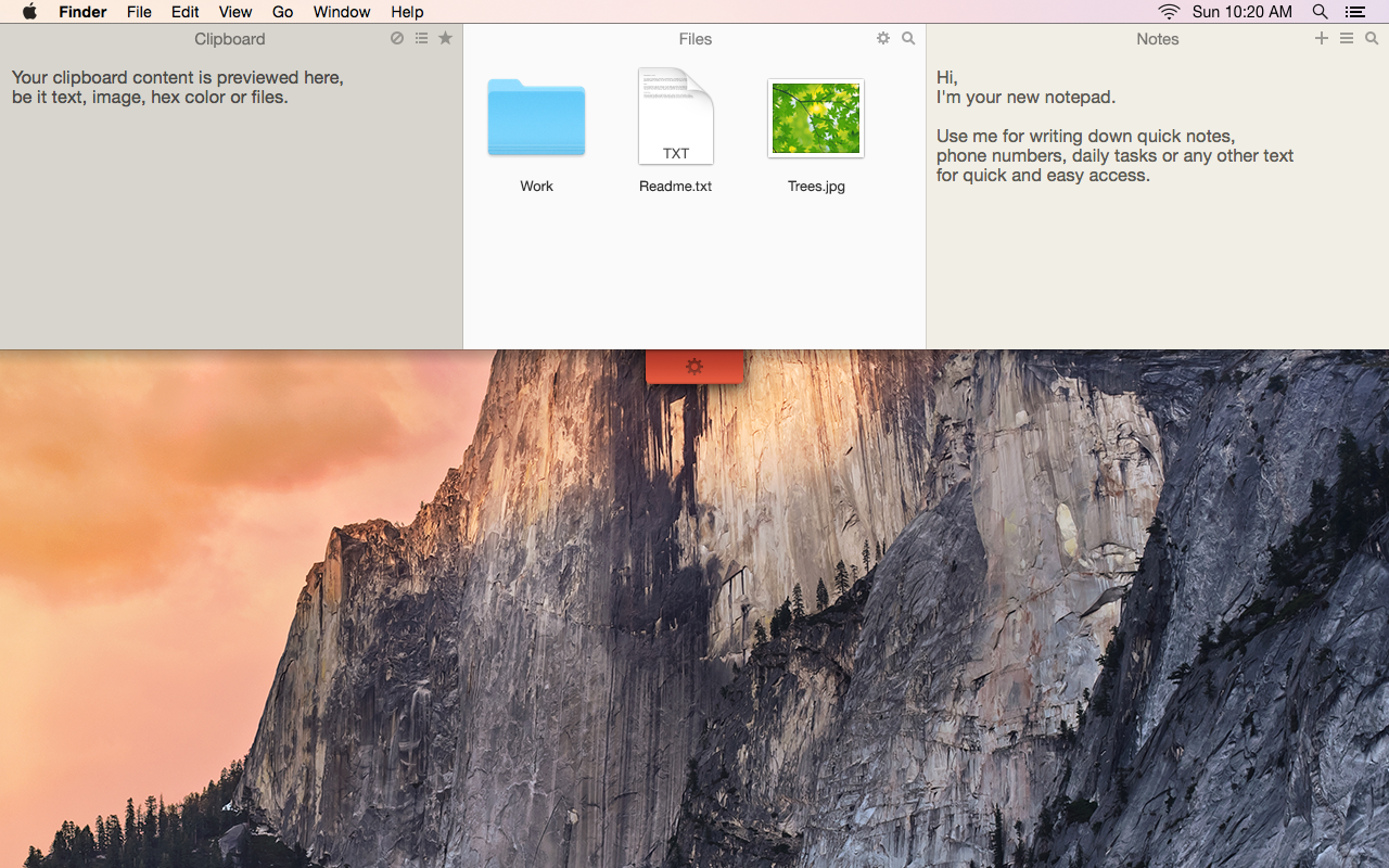 Unclutter 2 for Mac: Clipboard manager, File storage, Notes