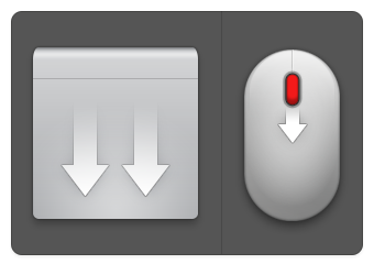 2. Scroll down with mouse or trackpad.