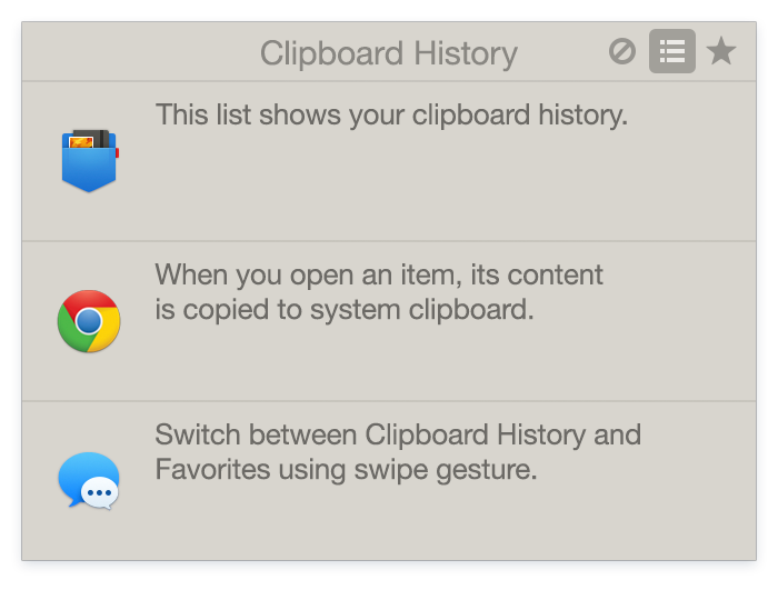 launchbar clipboard history