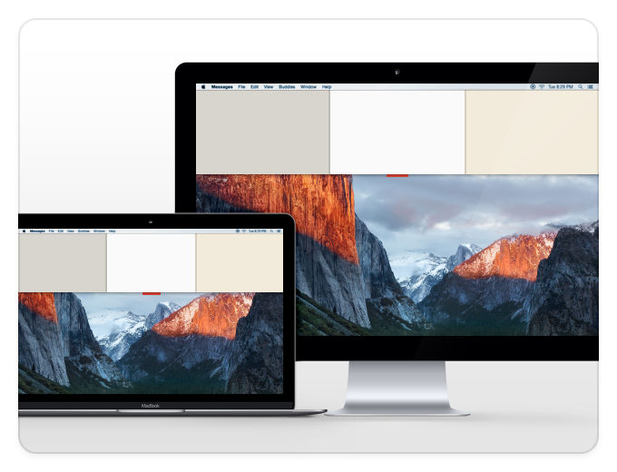 Your notepad is available on every screen and desktop of your Mac.