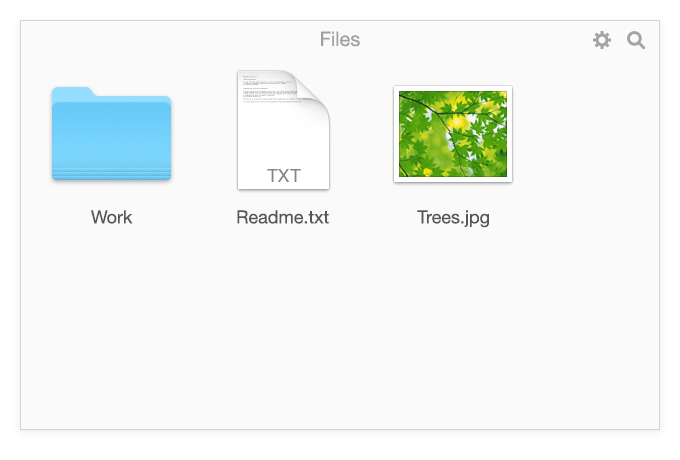 Unclutter Files - Drag and drop file manager and the dropzone