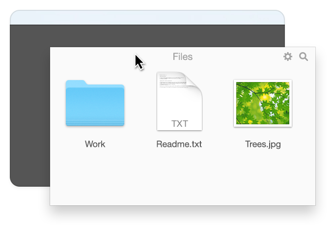 Unclutter - Drag panels out of Unclutter to reorder them or place on Desktop.