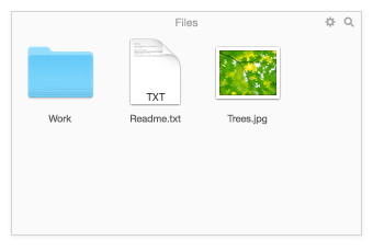 Files - Drag and drop file manager and the dropzone