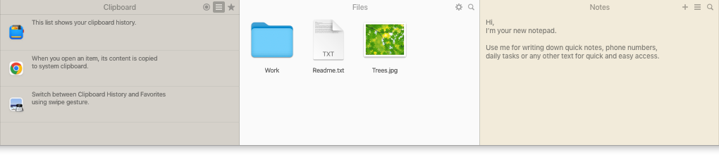 Unclutter - Files, Notes and Clipboard Manager for Mac