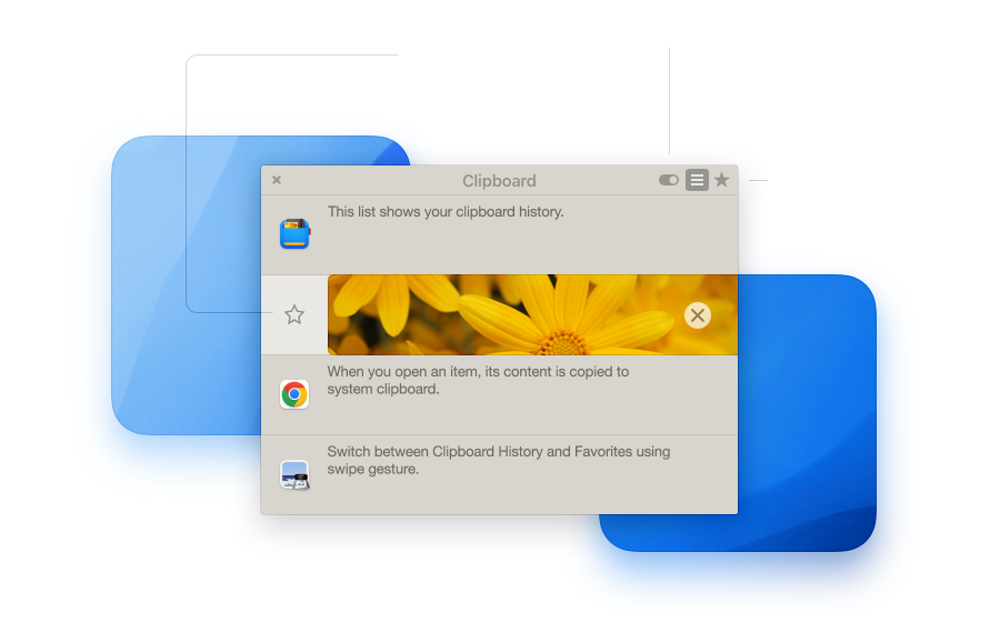 Unclutter Clipboard for Mac - Clipboard history manager and clipboard viewer in one beautiful panel