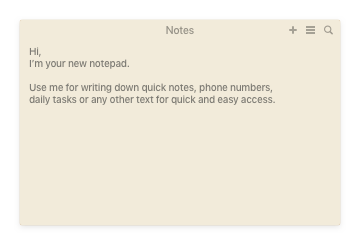 Unclutter Notes - Quick Notes